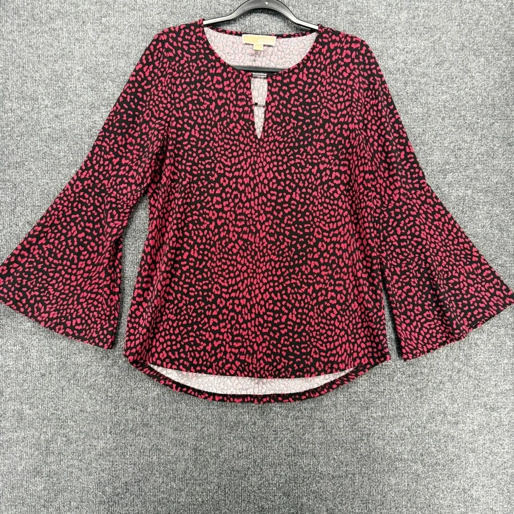 Michael‎ Kors Top Womens M Black Purple Fairy Grunge Whimsigoth Romantic Goth